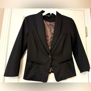 MASSIMO Black Stretch‎ Blazer
